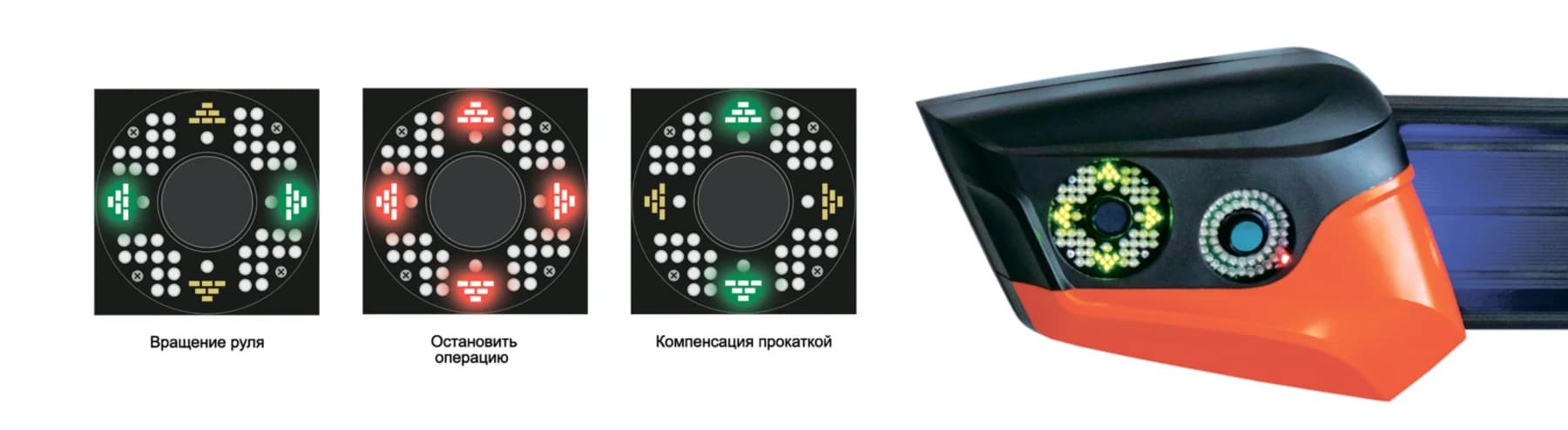 Поворотные круги в комплекте со стендом развала