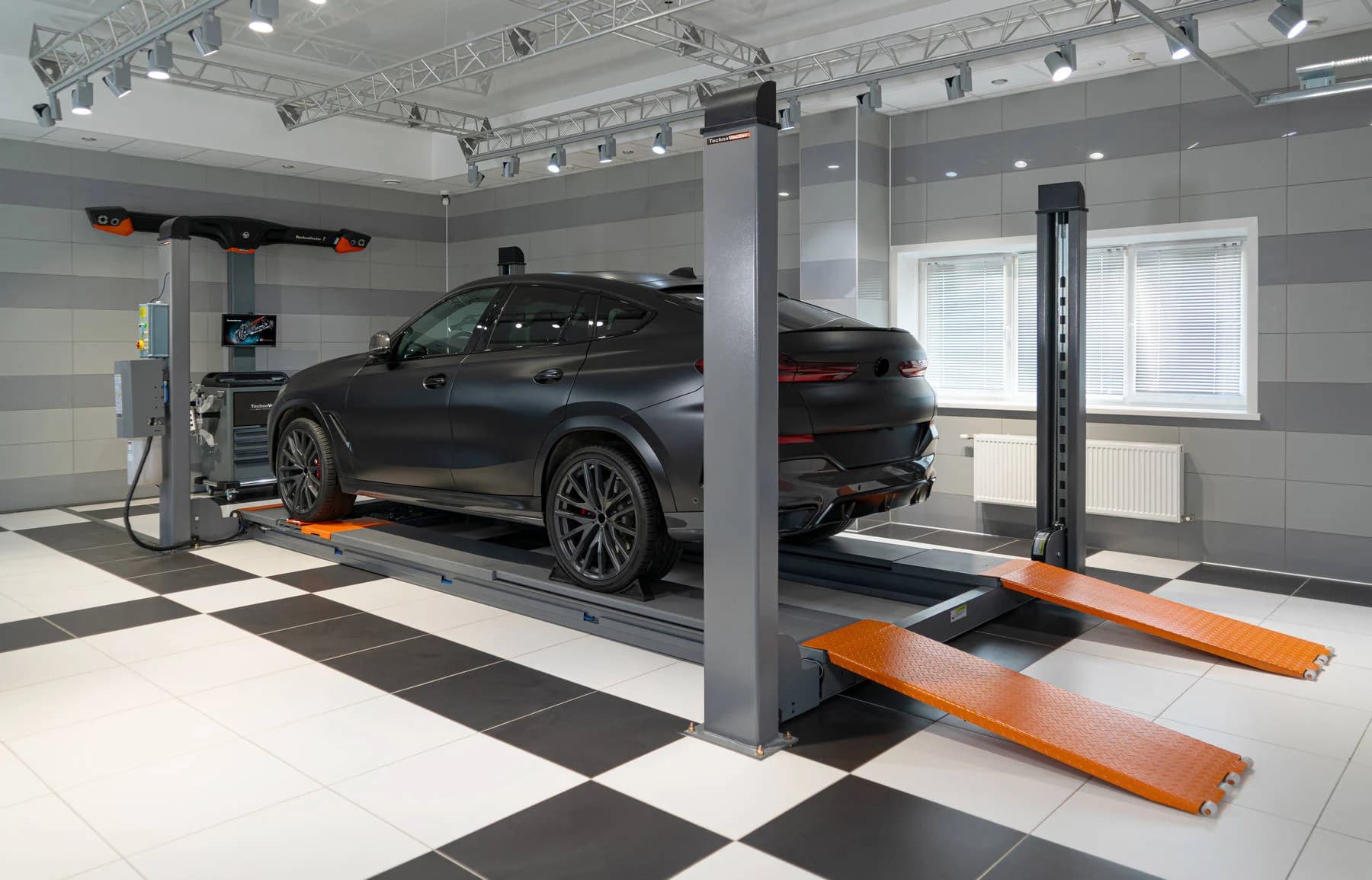 Подъемник четырехстоечный SHL-4-450DE