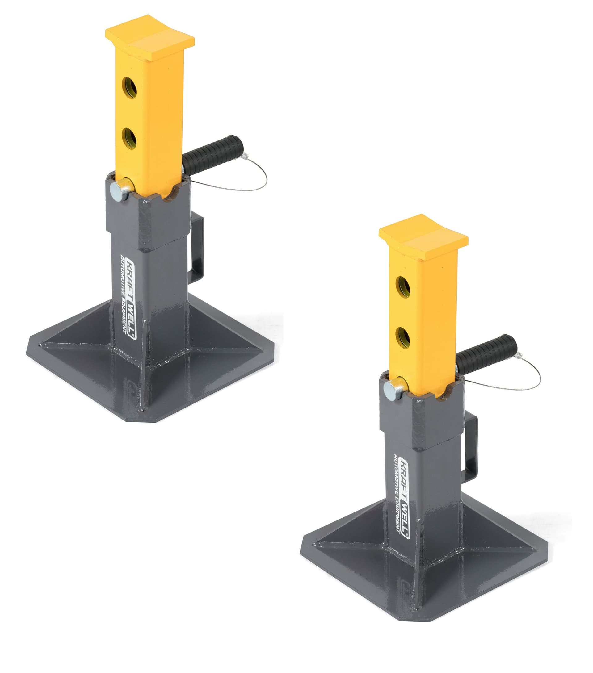 Стойки опорные KraftWell STATTO 22 — г/п 22 т, 315–500 мм, 2 шт.
