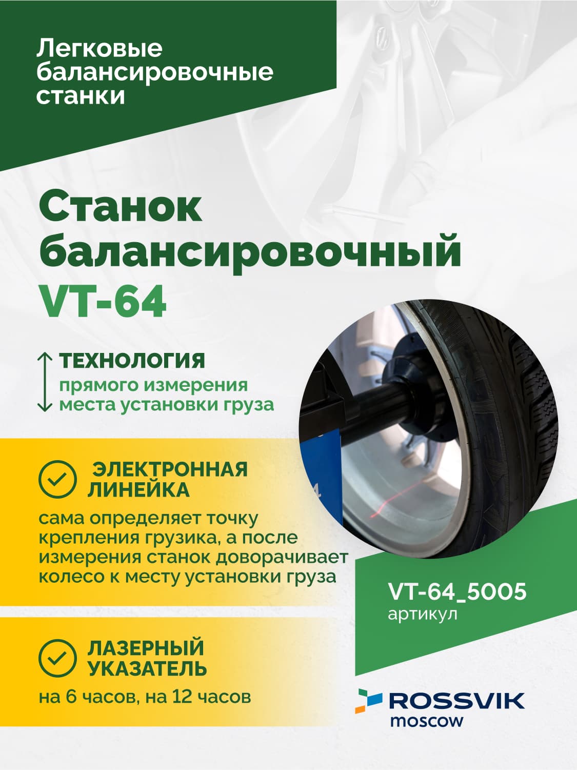 ROSSVIK VT-64 — LED-дисплей и панель управления