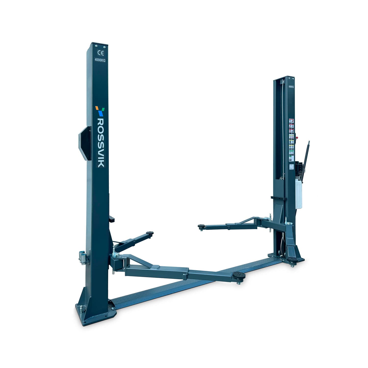 Автоподъемник двухстоечный ROSSVIK T4H г/п 4.0т, 380В, электрогидравлический с нижней синхронизацией
