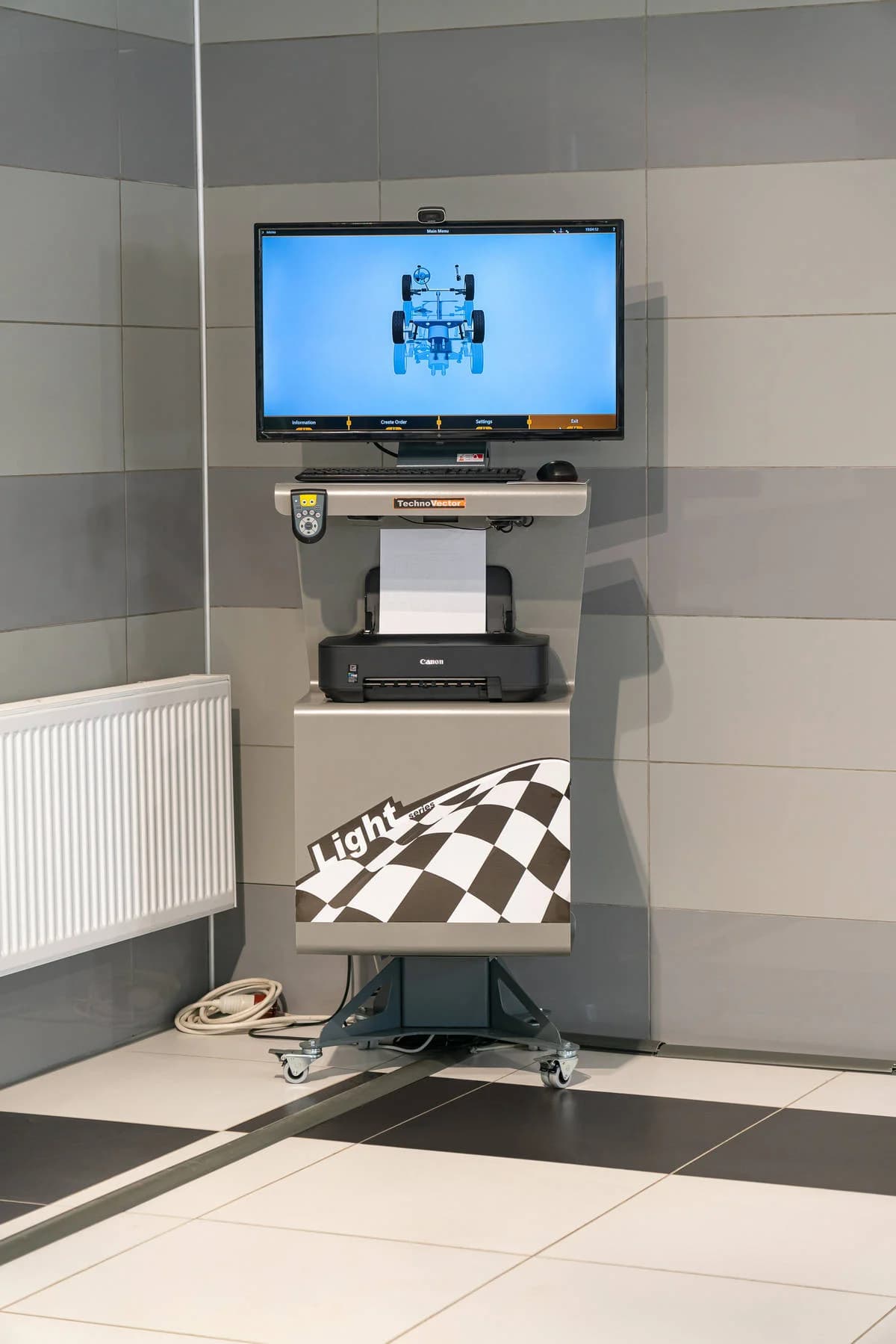 Стенд проездного контроля ТехноВектор 8 T 8102 VELOX — бесконтактный, 1 мост