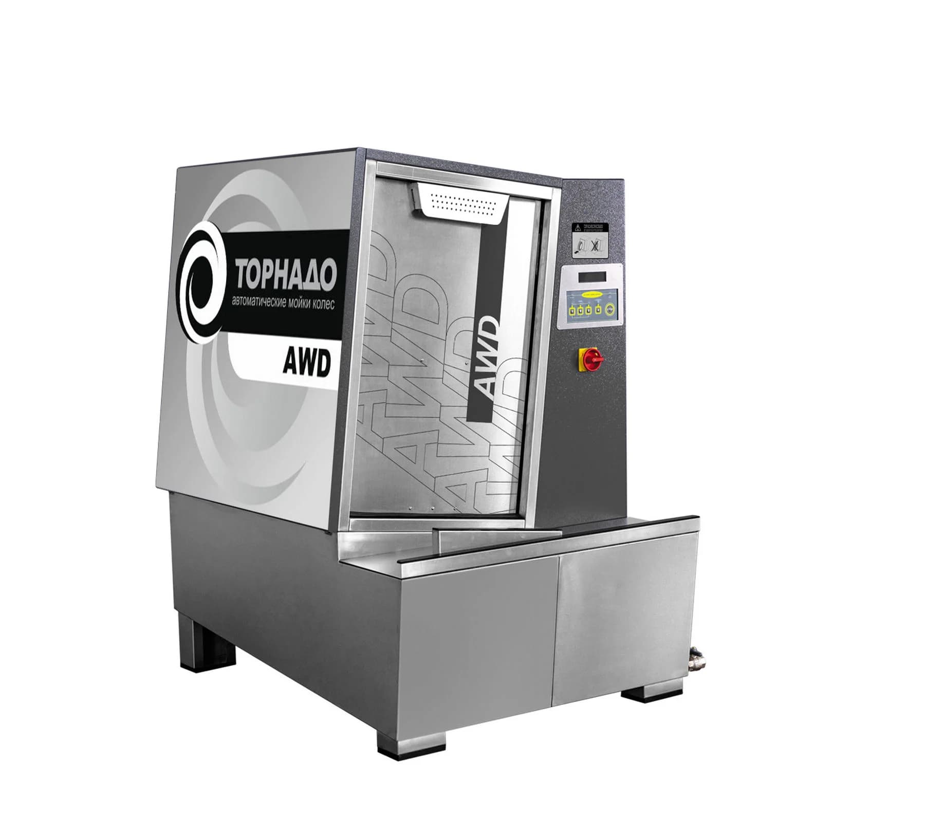 Мойка колёс Техновектор ТОРНАДО AWD — 2 вала, шумоизоляция, без нагрева