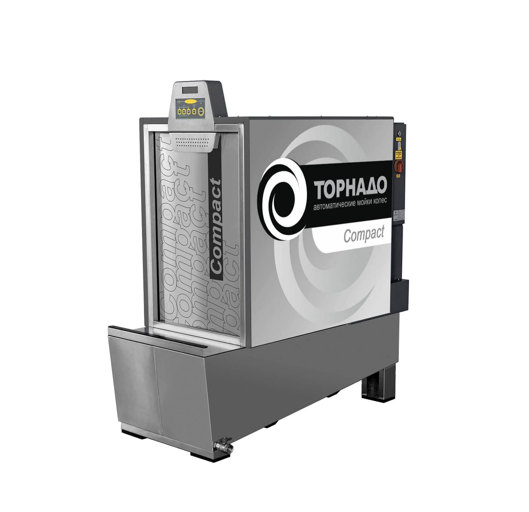Мойка колёс Техновектор ТОРНАДО Compact — 1 вал, шумоизоляция, без нагрева