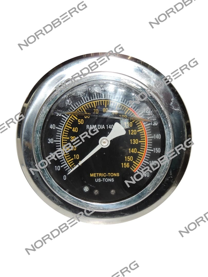 Осевой глицериновый манометр для гидравлического пресса NORDBERG N36100A