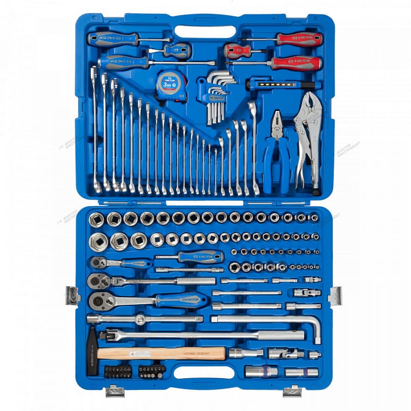 Кейс с инструментом KING TONY 9543MR открытый