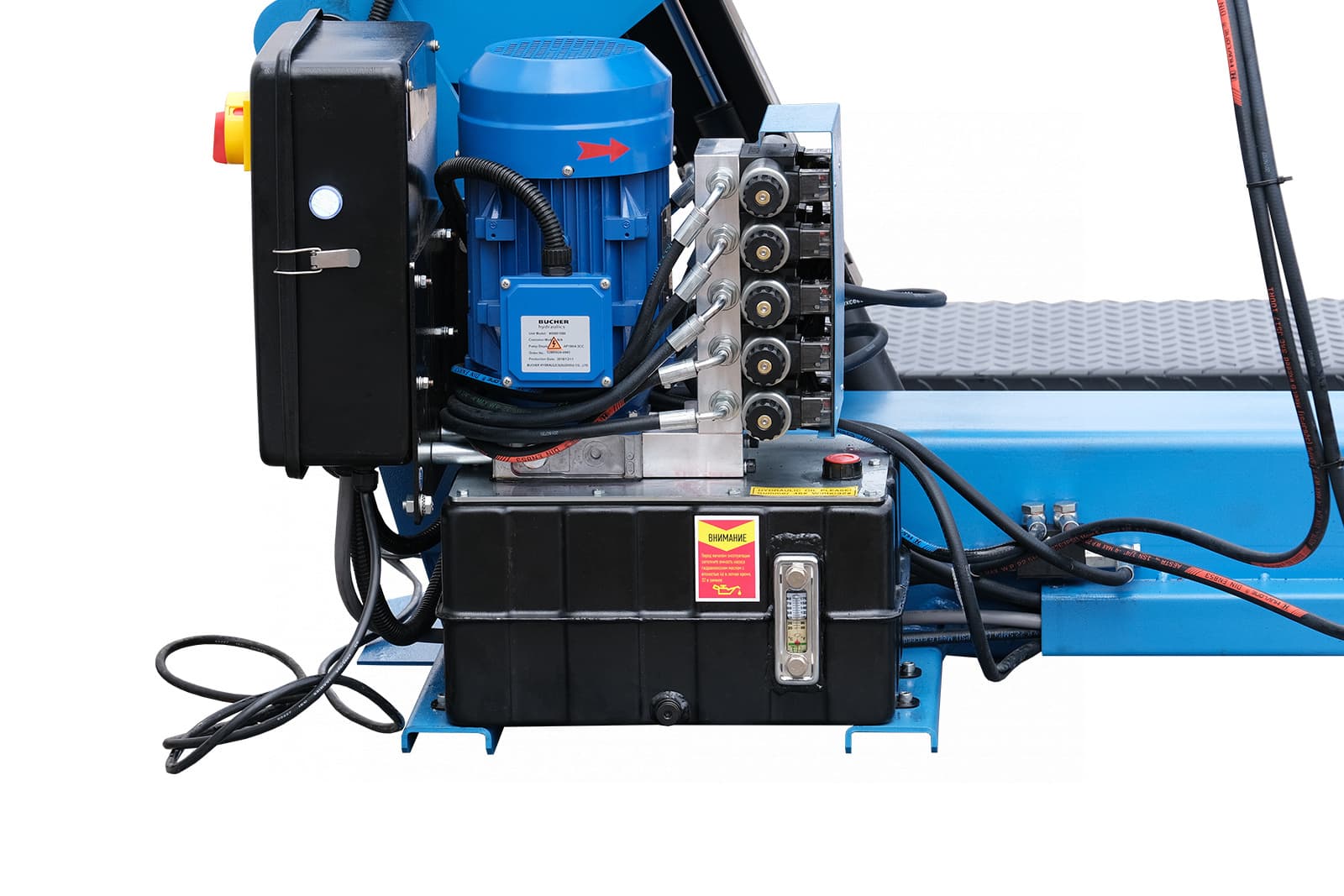 NORDBERG 46TRK42 — панель управления и педали