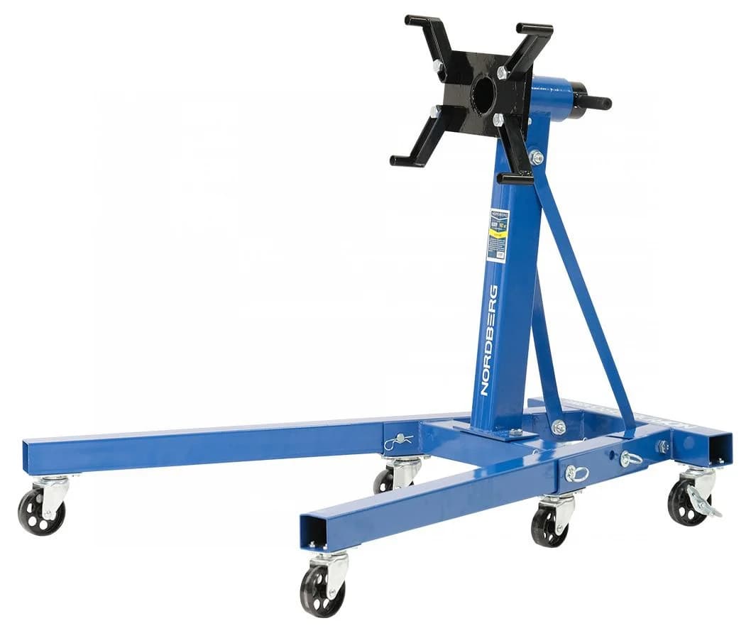 Стенд для ремонта двигателя Nordberg N3009 — складной, 900 кг, вращение 360°