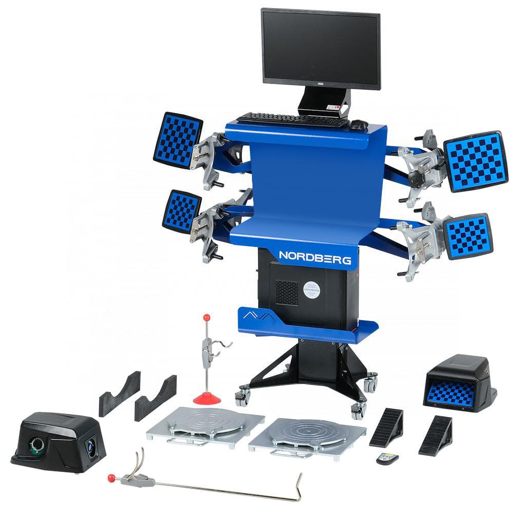 3D стенд сход-развал Nordberg C803 — общий вид спереди