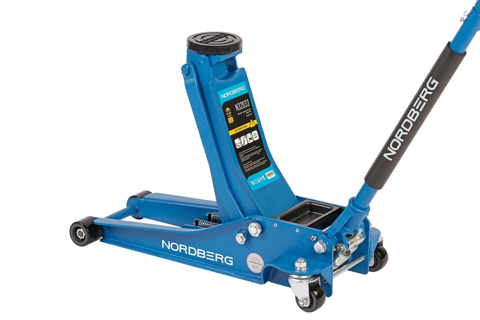 Домкрат подкатной NORDBERG N32033 — 3,3 т, подхват 8 см