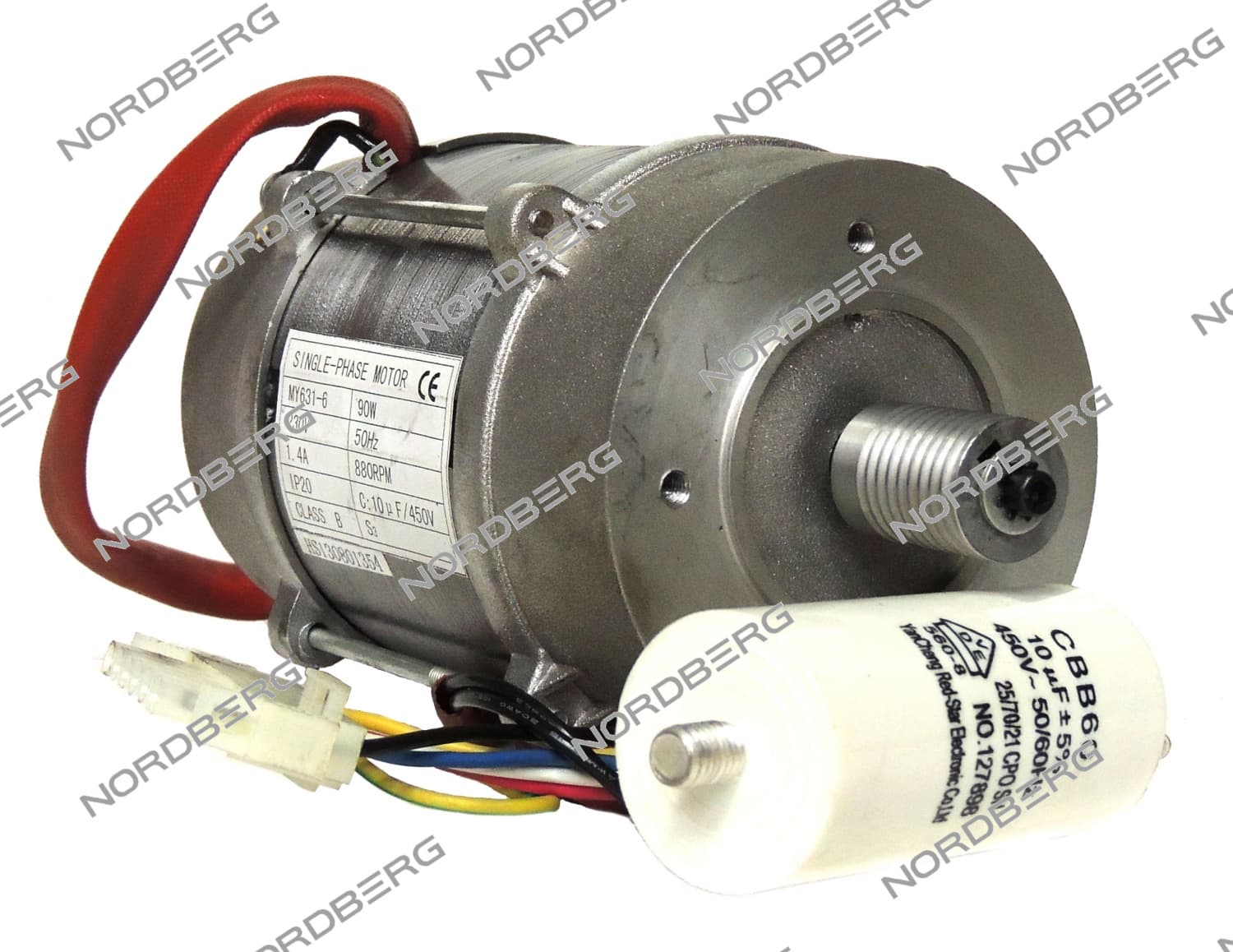 Оригинальный электродвигатель с тормозом Nordberg B-73-1221000 для балансировочного станка 4525A