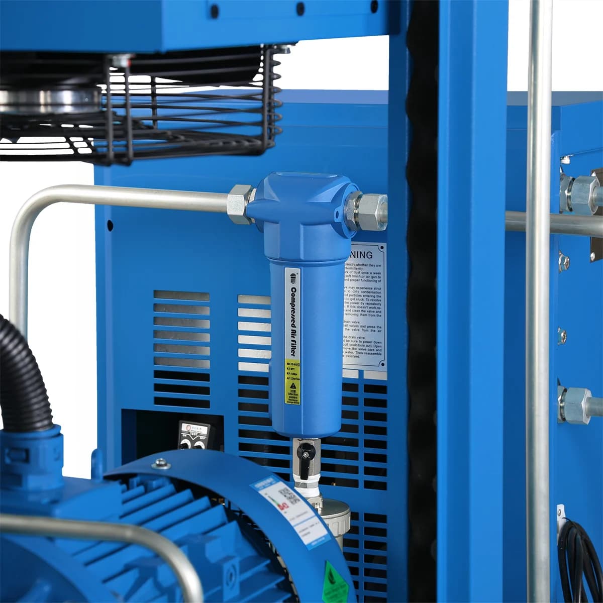 Компрессор винтовой Nordberg NCC10RD — 7.5 кВт / 900 л/мин / ресивер 260 л + осушитель