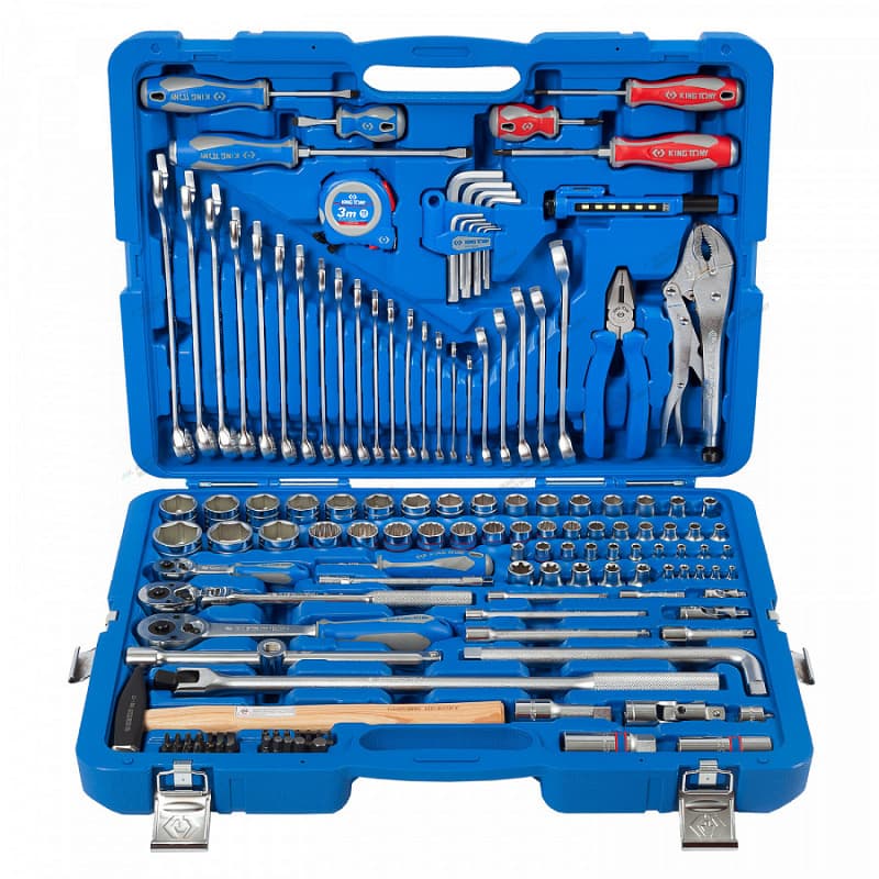 Содержимое набора KING TONY 9543MR: головки и ключи