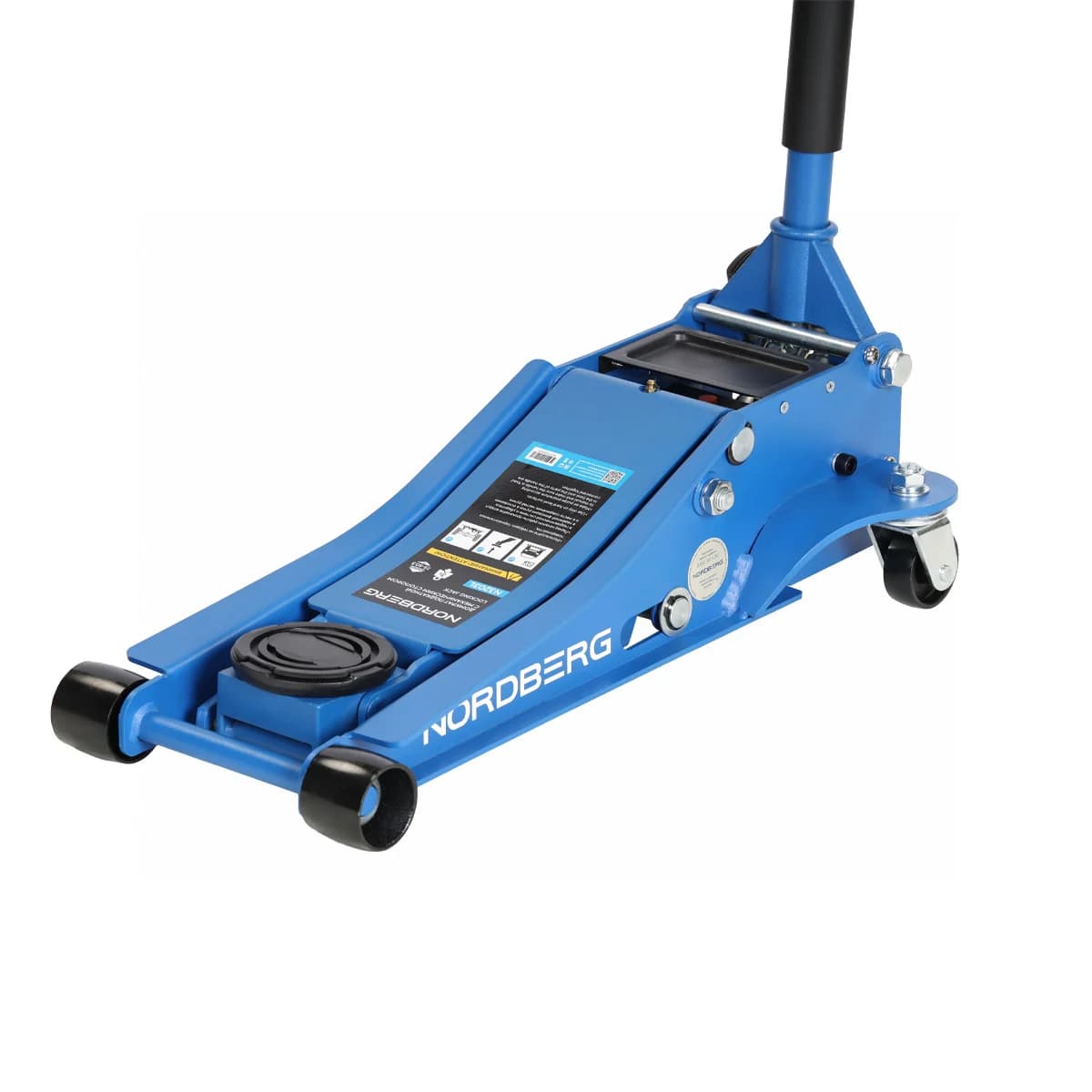 Домкрат подкатной NORDBERG N3203L — 3 т, стопор, подхват 7,5 см