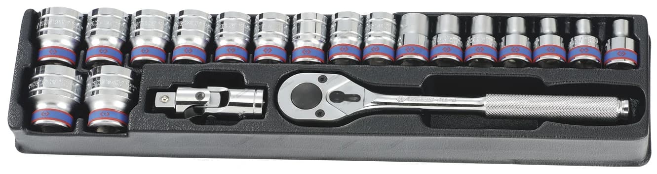 Набор торцевых головок King Tony 9-4319MR в ложементе