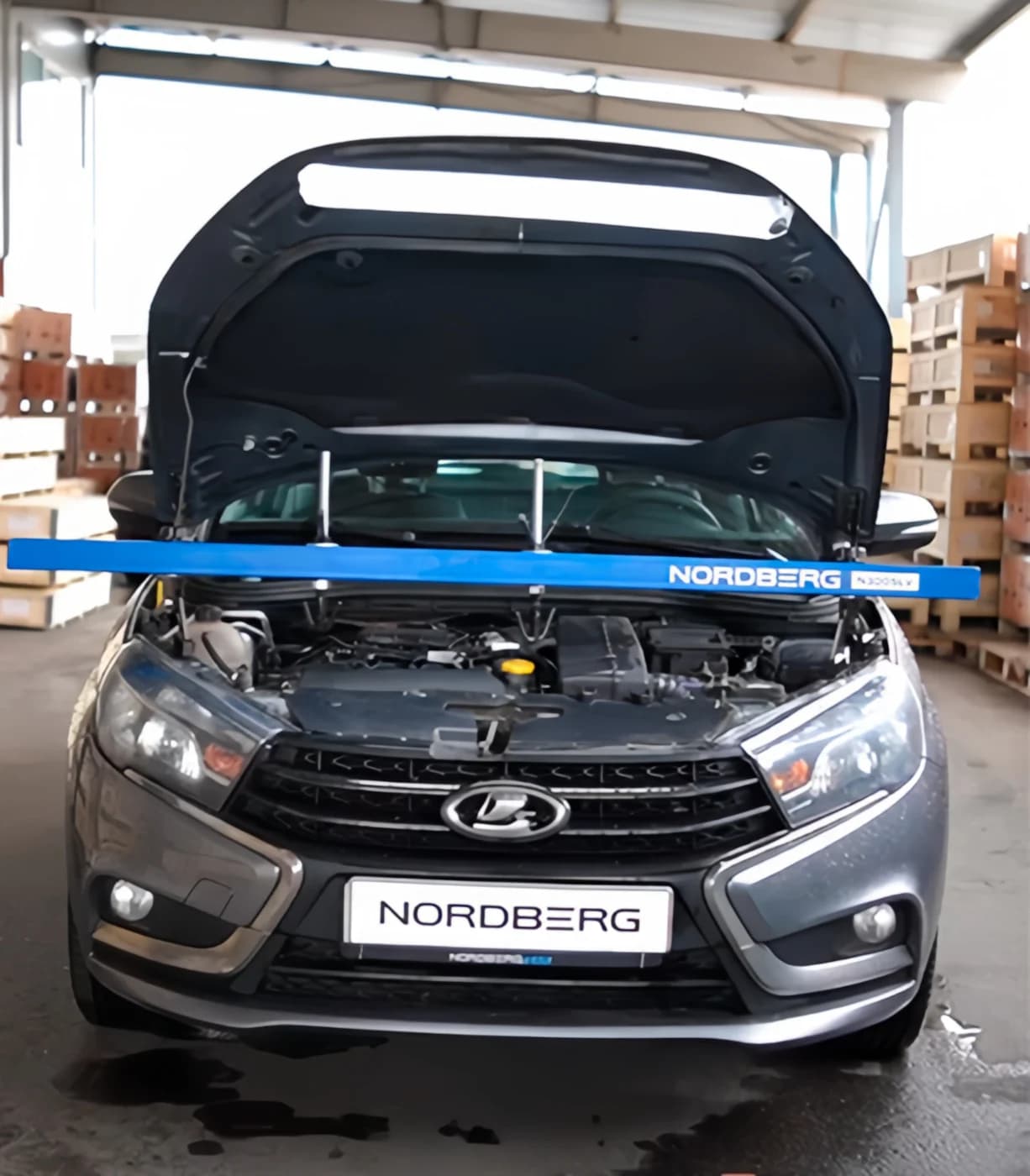 Стенд для вывешивания двигателя Nordberg N3005LV — 500 кг, длина 180 см