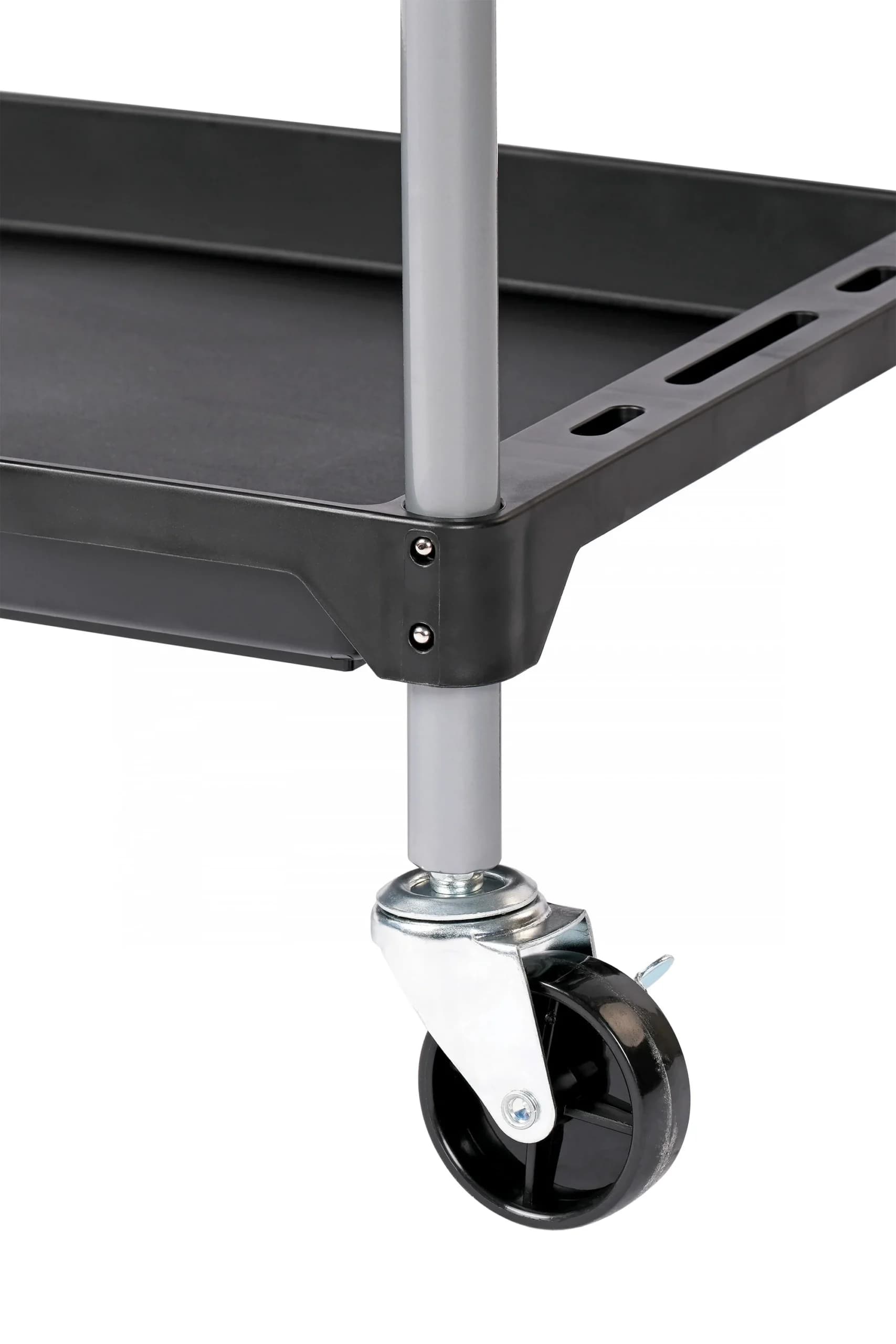 Тележка NORDBERG T12 — 3 пластиковые полки 600×400 мм нагрузка 15 кг/полку лёгкая