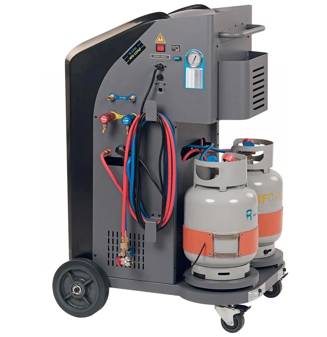 Станция Nordberg NF17 — вид сбоку, шланги и принтер