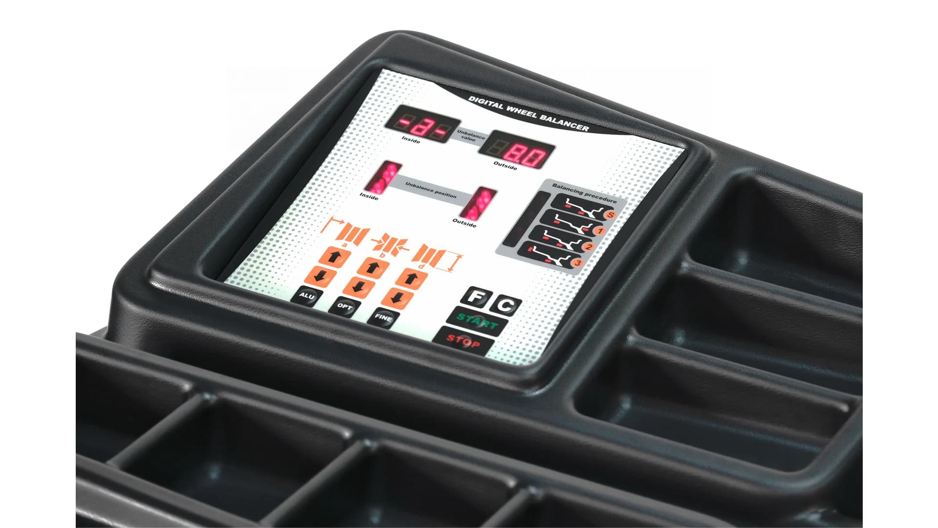 NORDBERG 4523C — вид сбоку, общая компоновка станка