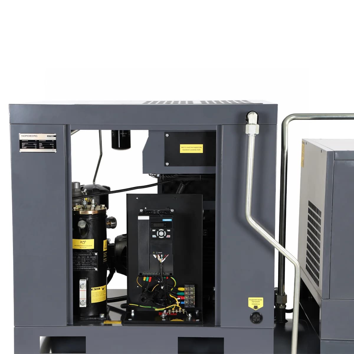 Компрессор винтовой Nordberg NCF10RD — 7.5 кВт / VSD / 960 л/мин / ресивер 300 л