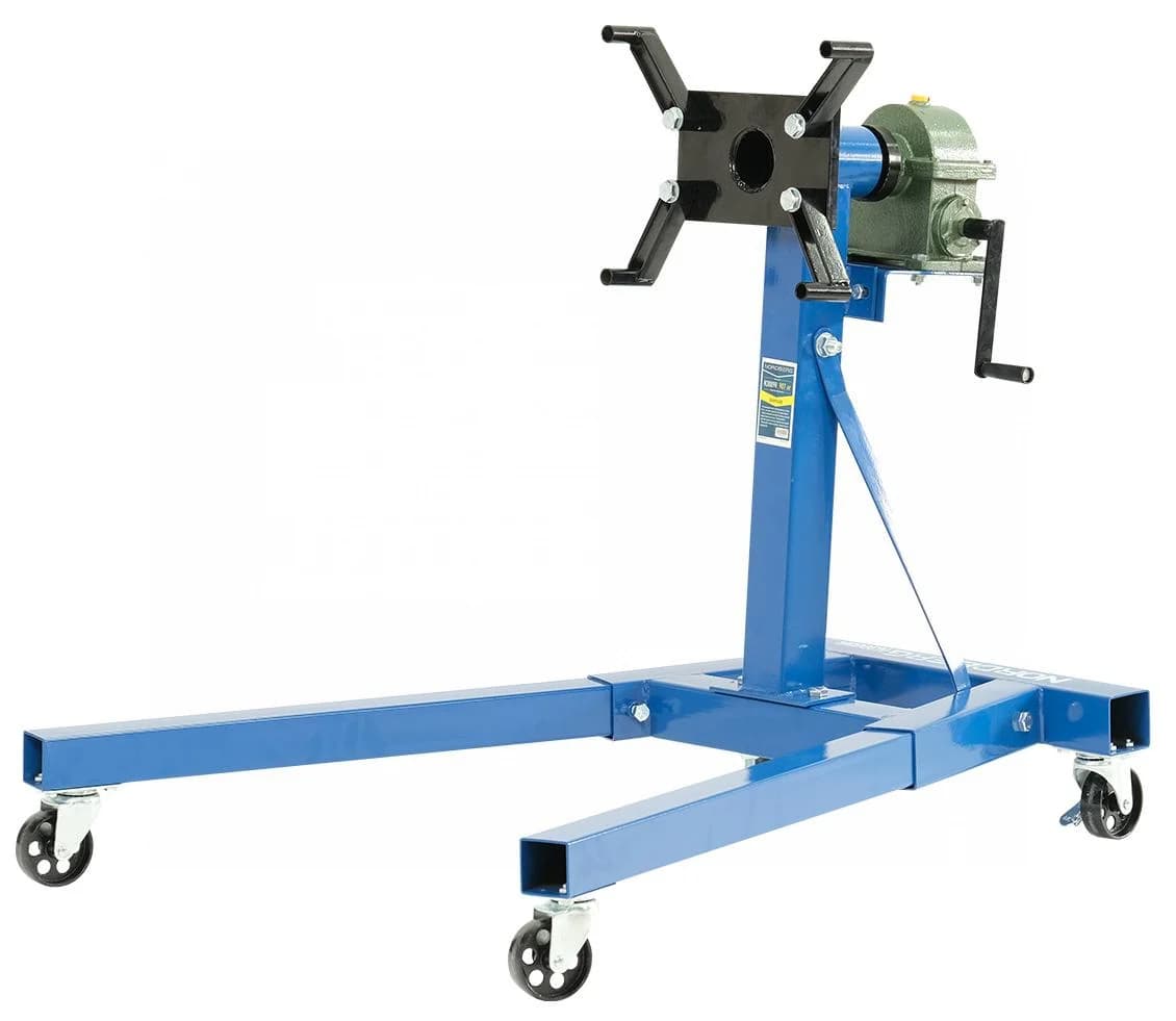 Стенд для ремонта двигателя Nordberg N3009R с редуктором — 900 кг, вращение 360°