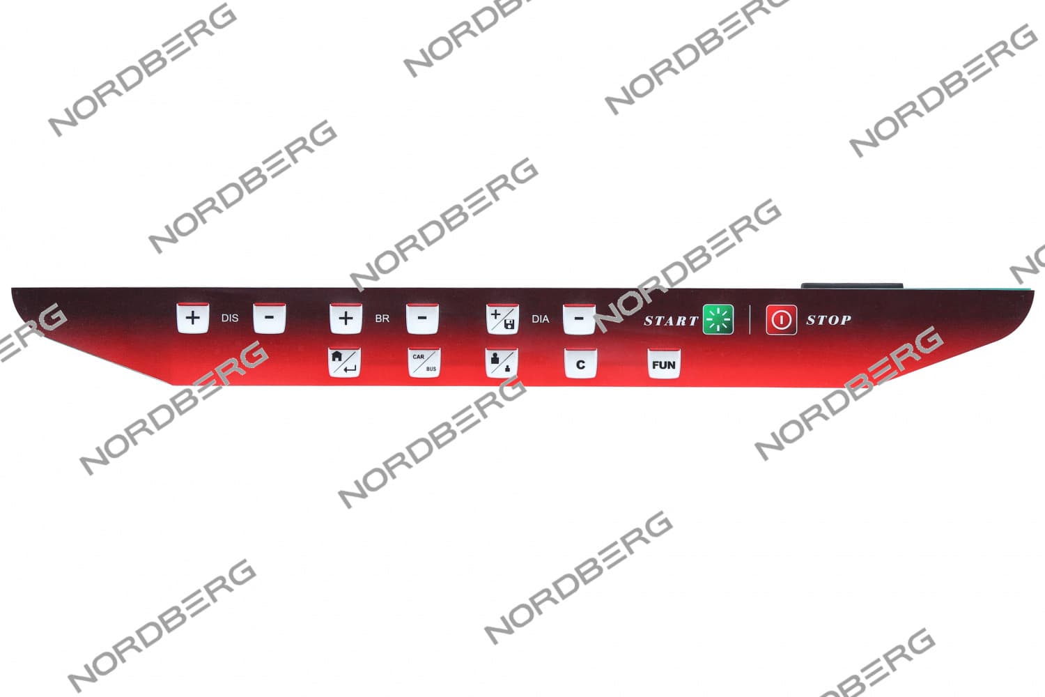 Клавиатура управления Nordberg B-43-1300006 для балансировочного станка