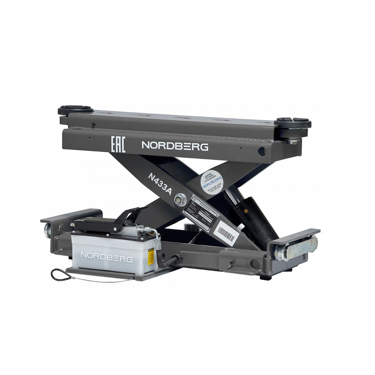 Траверса NORDBERG — регулировка длины платформы