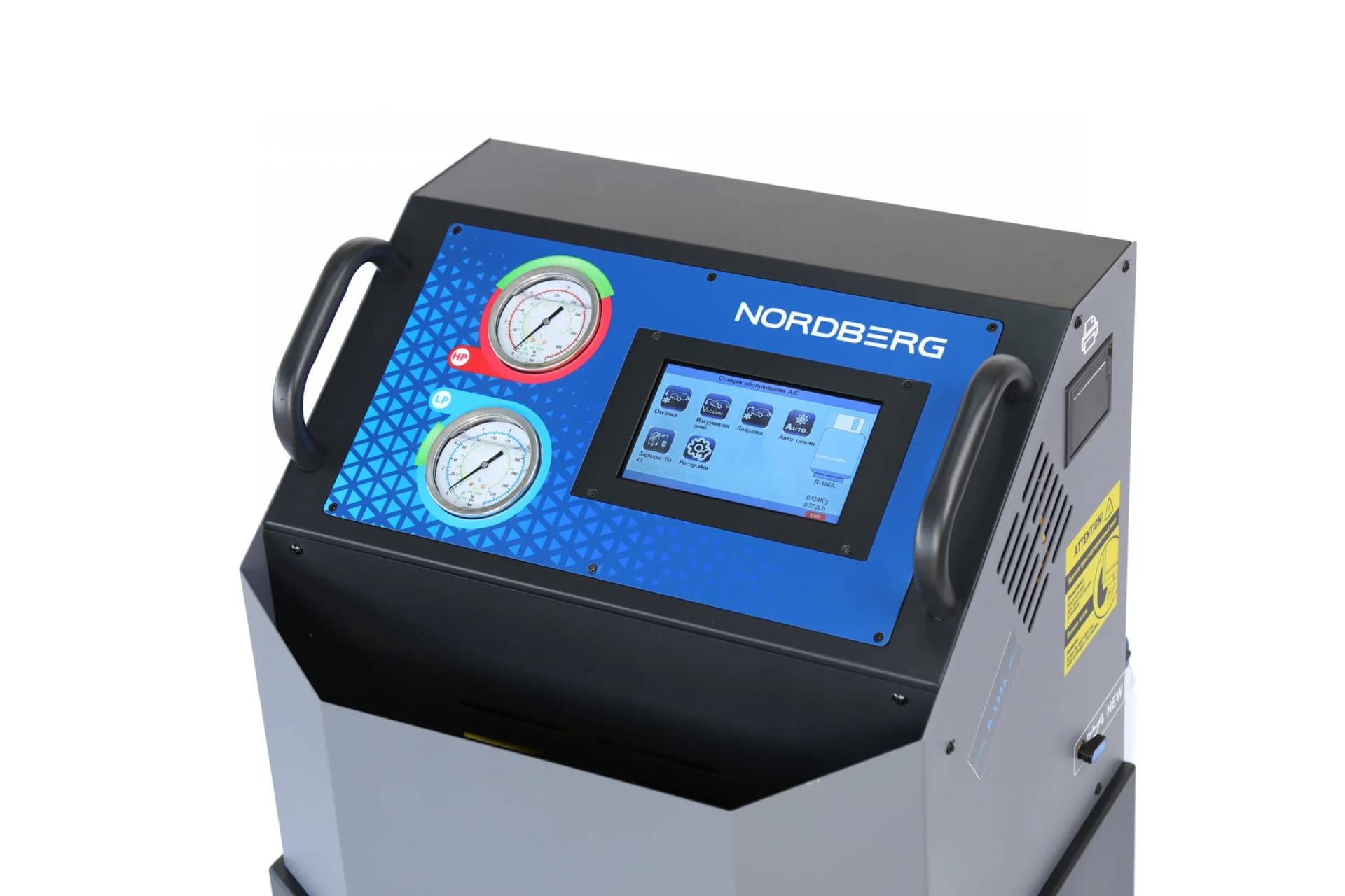 Установка автомат для заправки кондиционеров автобусов с ручным впрыском масла