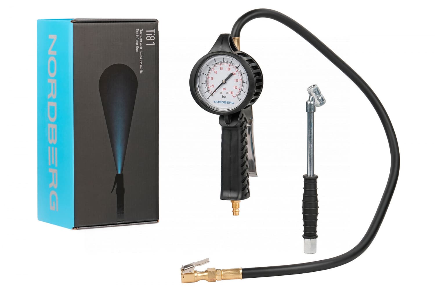 Профессиональный пистолет для подкачки шин Nordberg Ti81