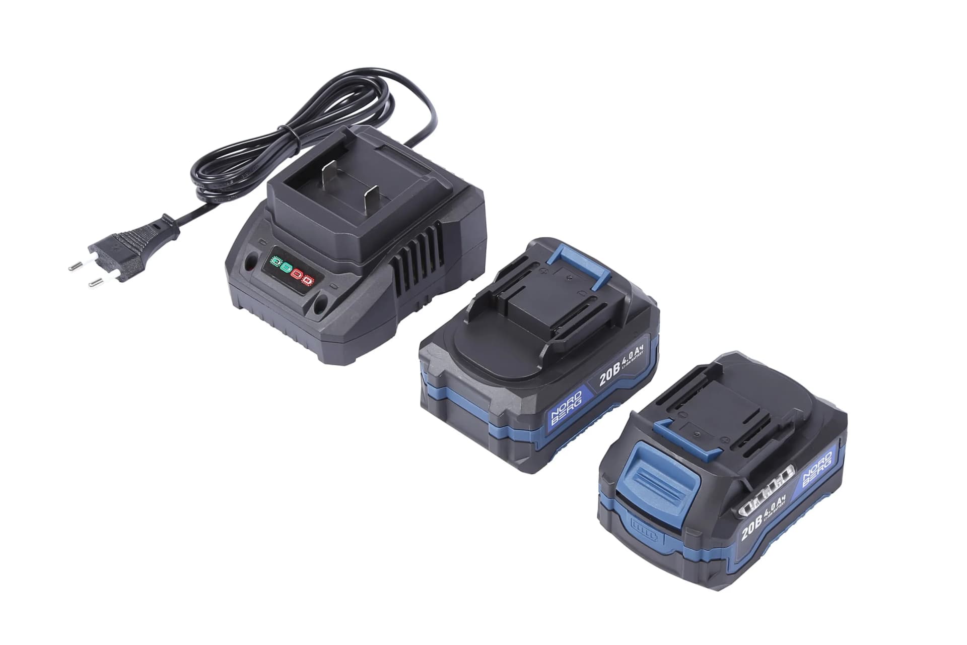 Гайковерт аккумуляторный NORDBERG NE808K — 1/2″, 1000 Нм, 20 В, 2 аккум.