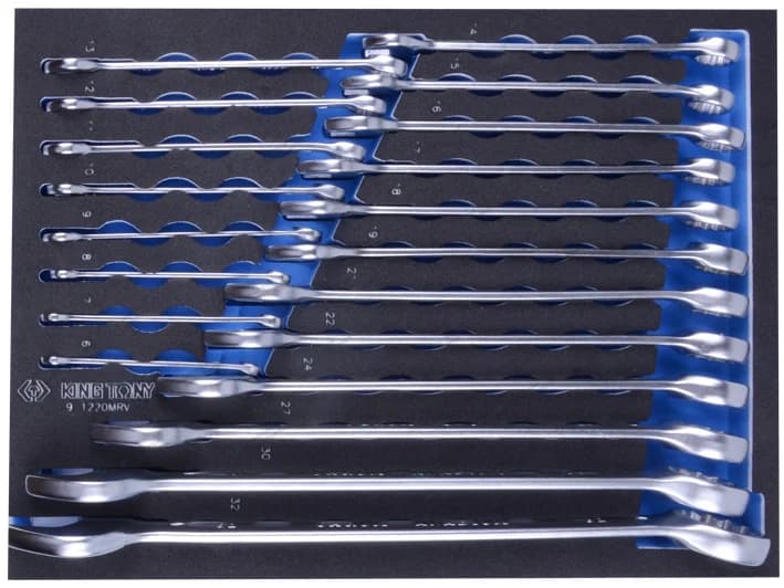 Набор комбинированных ключей King Tony 9-1220MRV в ложементе EVA