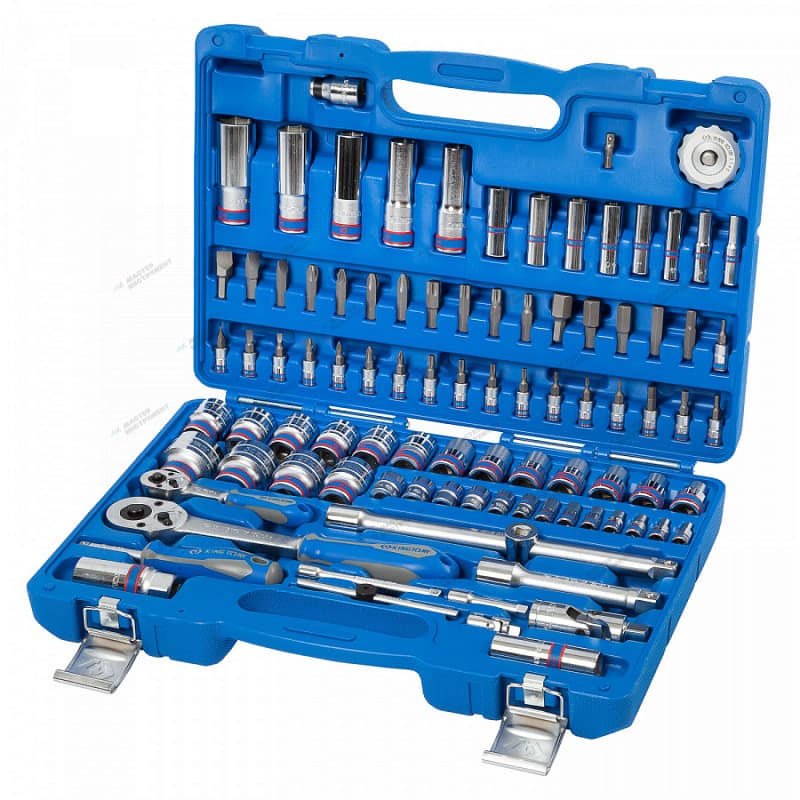 Набор инструментов King Tony 7596MR в открытом кейсе