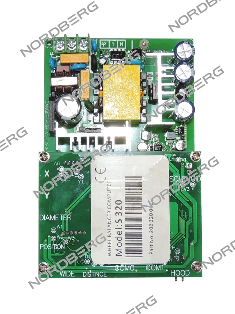 Комплект плат питания и управления NORDBERG для балансировочного станка 4523N1