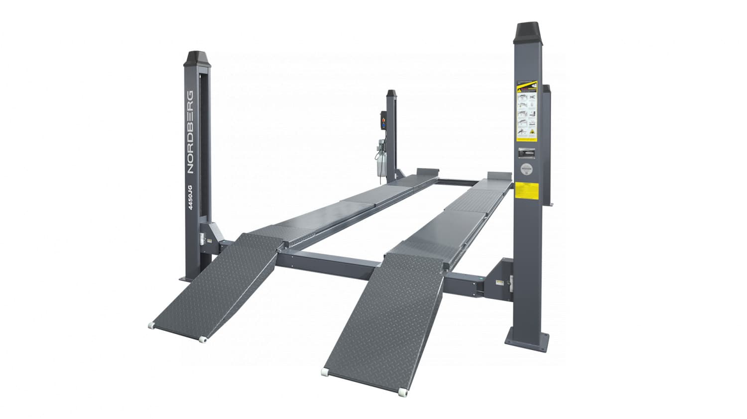 Подъемник четырехстоечный 5т для сход-развала 4450J_EG — общий вид