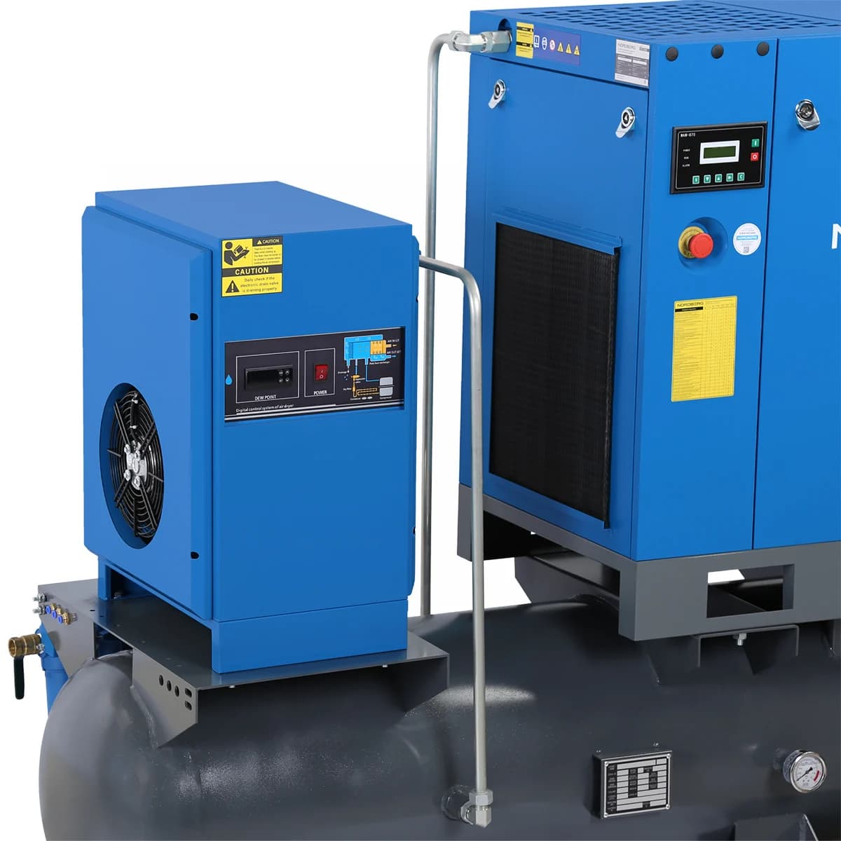 Компрессор винтовой Nordberg NCC10RD — 7.5 кВт / 900 л/мин / ресивер 260 л + осушитель