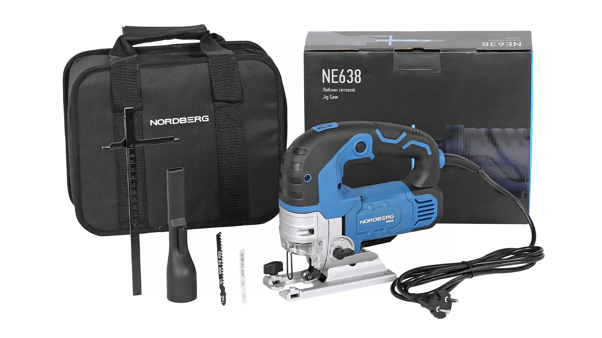 Лобзик электрический Nordberg NE638 — 750 Вт / орбитальный / 4 режима