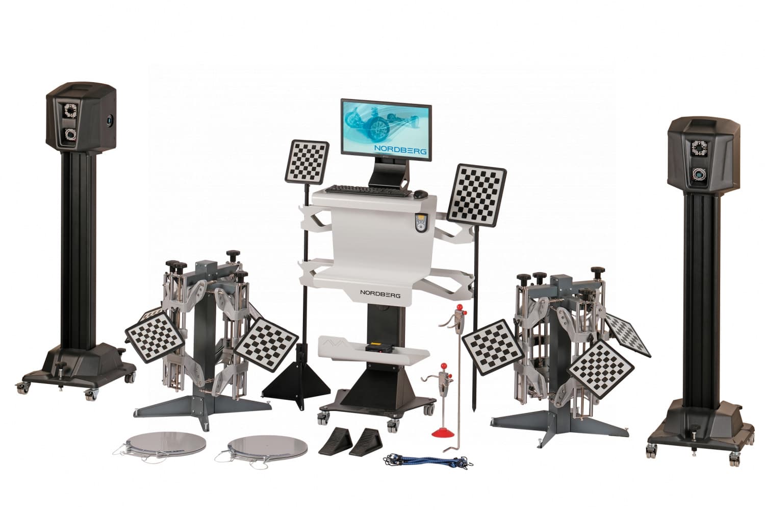 Стенд сход-развал 3D NORDBERG C804 TRUCKM — общий вид