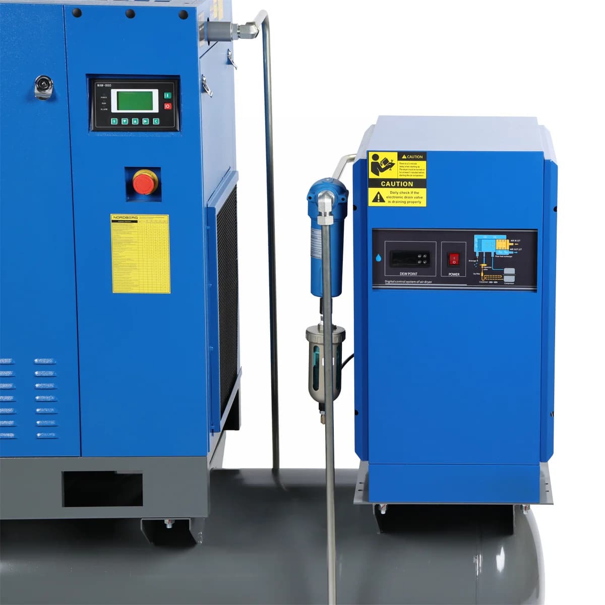 Компрессор винтовой Nordberg NCC20RD — 15 кВт / 10 бар / ресивер 350 л