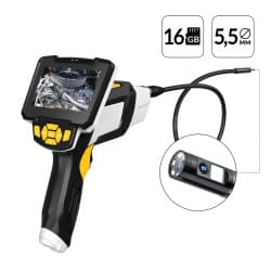 Видеоэндоскоп промышленный с 2 камерами, 4.3″, 2Мп, 1м, 5.5 мм карта 16ГБ iCartool IC-V112B