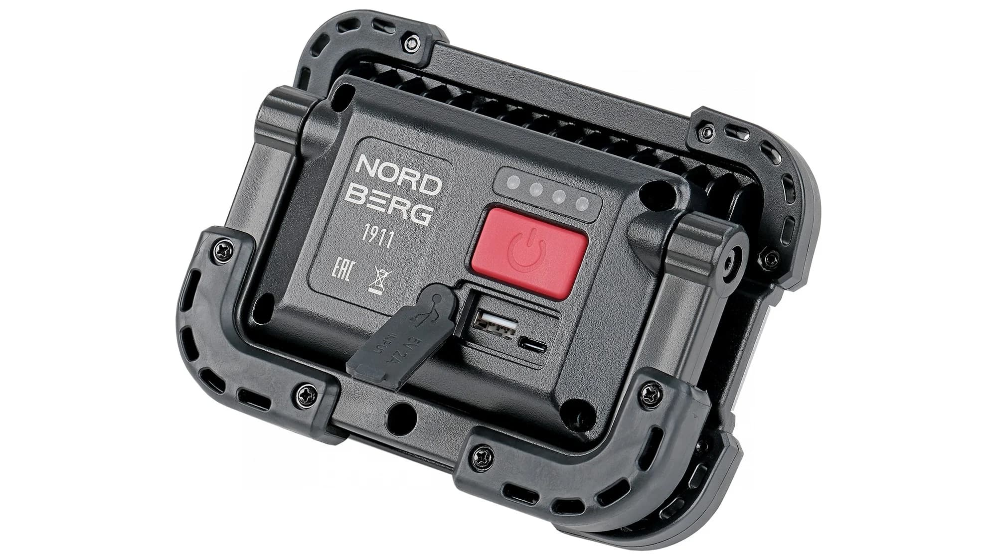 Фонарь стационарный аккумуляторный Nordberg 1911 — 1 000 лм / PowerBank / алюминий