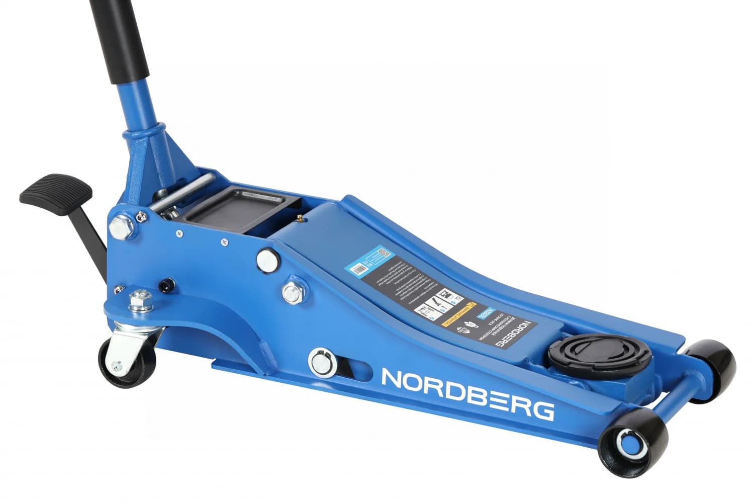 Домкрат подкатной NORDBERG N3203L — 3 т, стопор, подхват 7,5 см