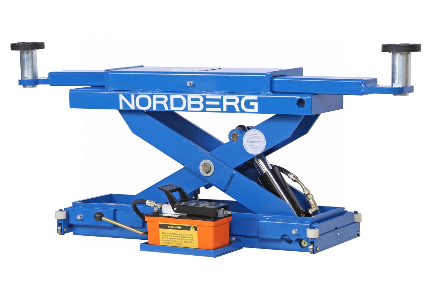 Траверса пневмогидравлическая NORDBERG N433BA — общий вид