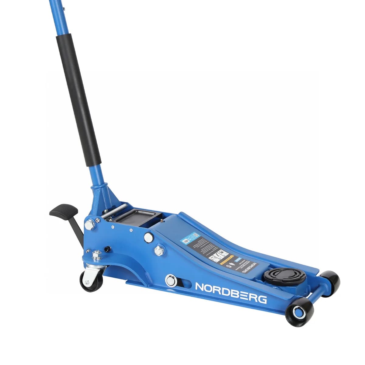 Домкрат подкатной NORDBERG N3203L — 3 т, стопор, подхват 7,5 см