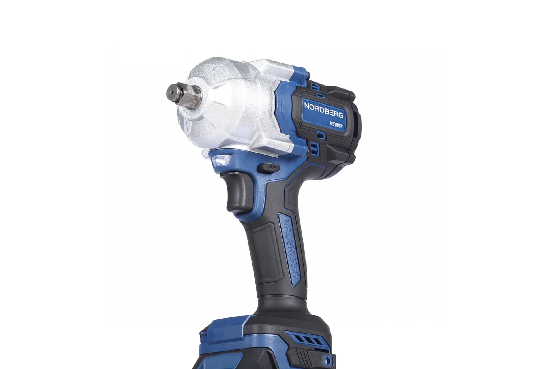 Гайковерт аккумуляторный NORDBERG NE808K — 1/2″, 1000 Нм, 20 В, 2 аккум.