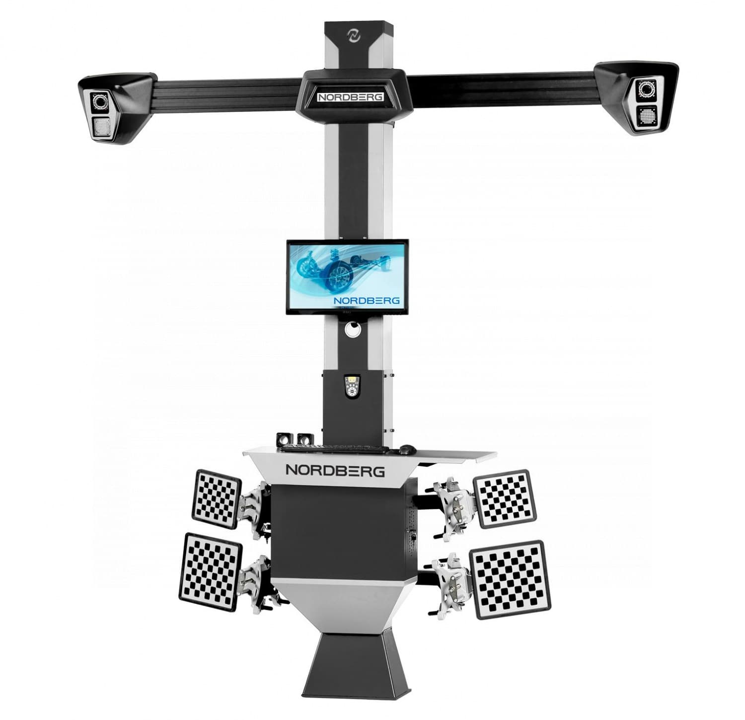 Стенд сход-развал 3D Nordberg C802 для ям и подъемников — общий вид