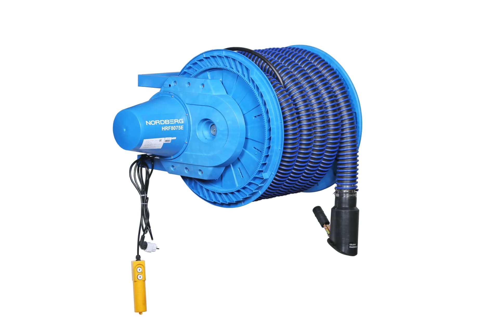 Катушка NORDBERG HRF8075E-KIT — автоматическая для выхлопных газов шланг 8 м Ø75 мм с насадкой