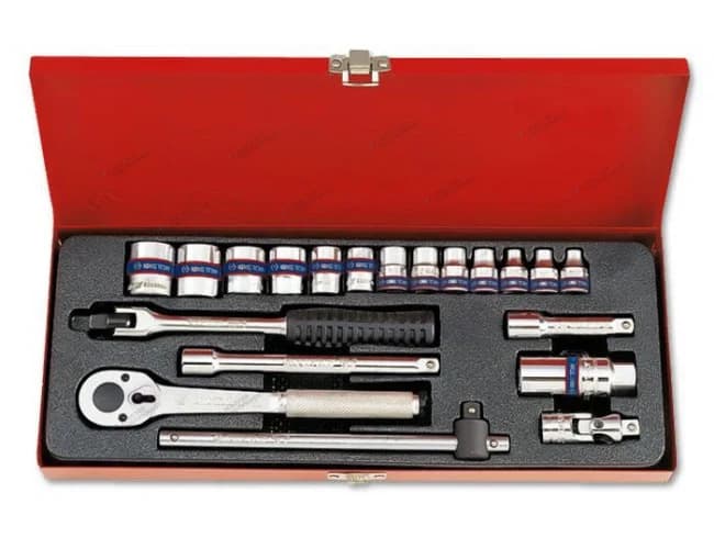 Набор торцевых головок King Tony 3520MR в кейсе