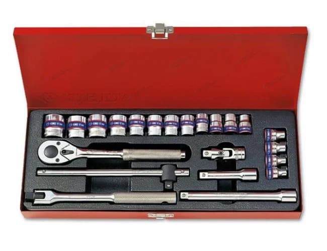 Набор торцевых головок King Tony 3523MR в кейсе