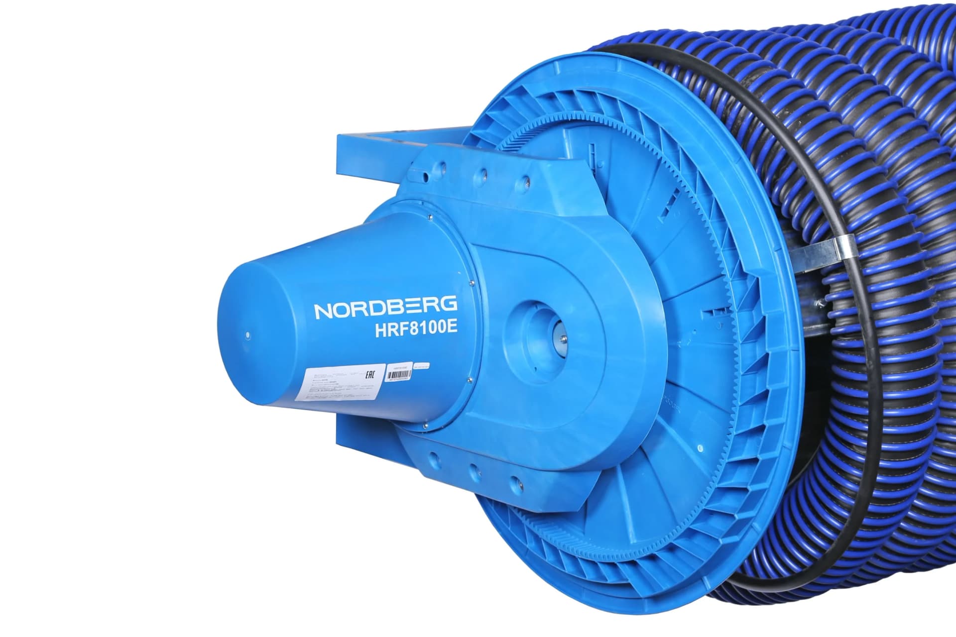 Катушка NORDBERG HRF8100E-KIT — автоматическая для выхлопных газов шланг 8 м Ø100 мм с насадкой