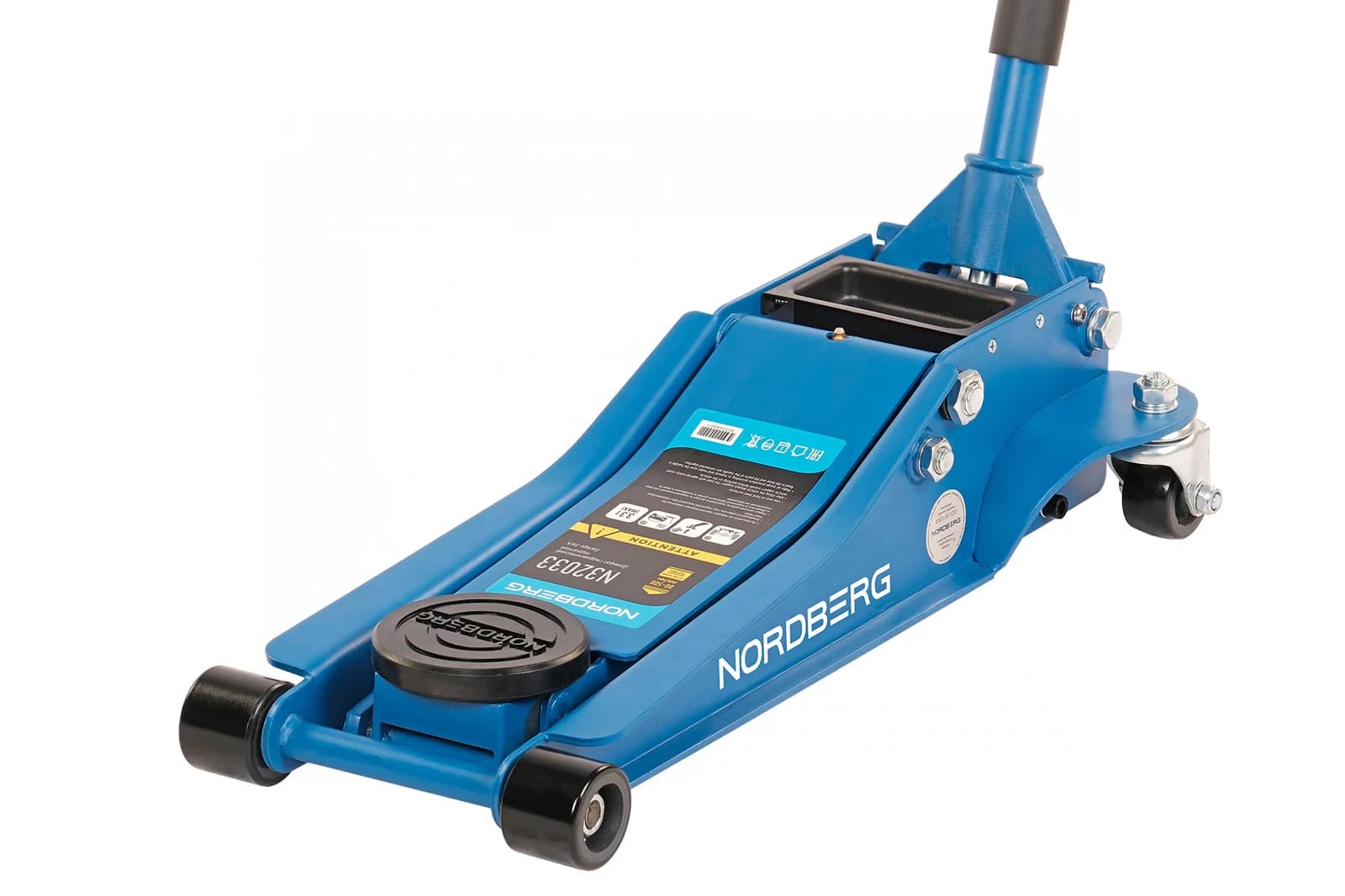 Домкрат подкатной NORDBERG N32033 — 3,3 т, подхват 8 см